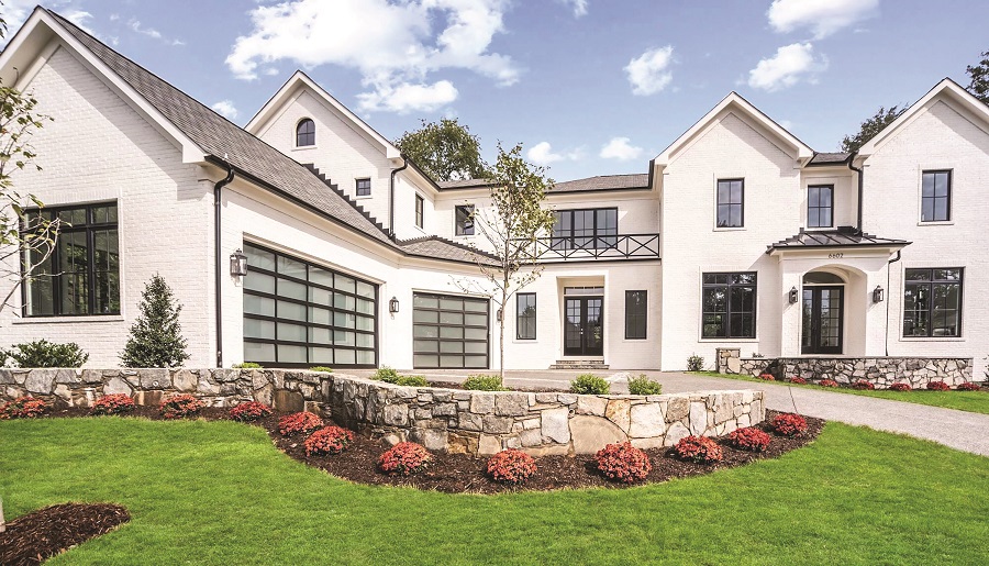 Home featuring JELD-WEN black windows.